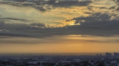 Günbatımından sonra HDR 'de manzara zaman çizelgesi