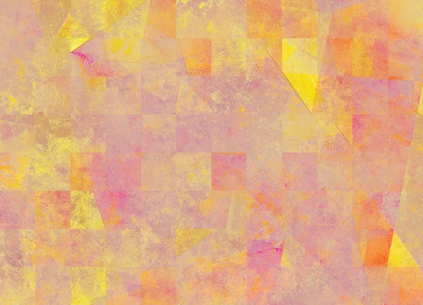 Abstracte Achtergrond Roze Gele Zachte Kleuren Weergave — Stockfoto