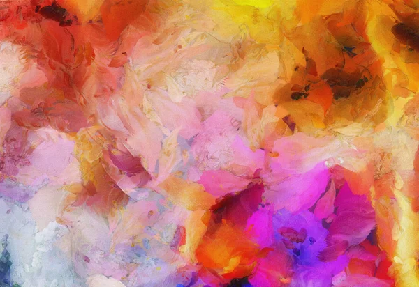 Красочная Абстрактная Живопись Ярких Красках — стоковое фото