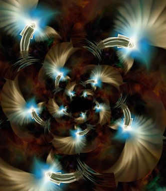 Beyaz pelerin bul. Fraktal