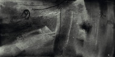 Sessiz renklerde dokulu boyama soyut