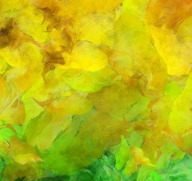 Parlak Renkli Soyut Resim. 3B görüntüleme