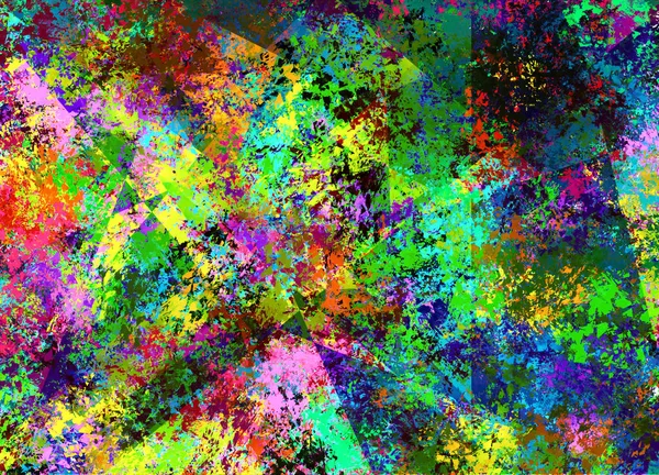 Kolorowy Abstrakcyjny Obraz Renderowanie — Zdjęcie stockowe