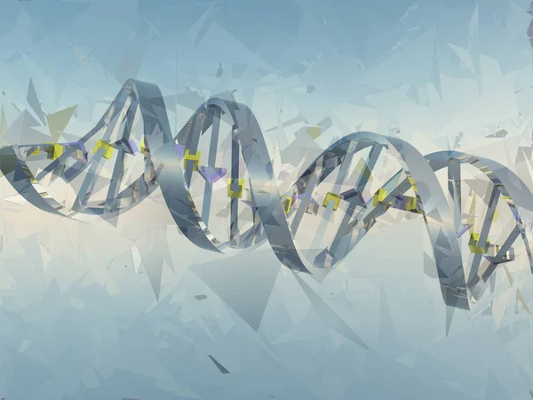 Αλυσίδα DNA — Φωτογραφία Αρχείου