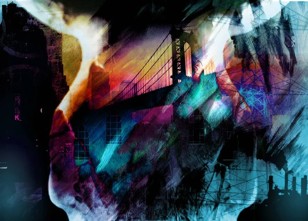 Kafatası Manhattan köprüsünde