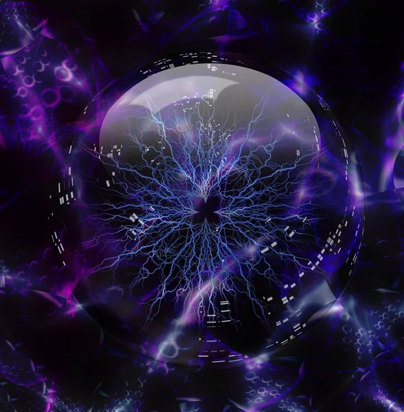 Electric Enclosed Sphere — Stock Photo, Image
