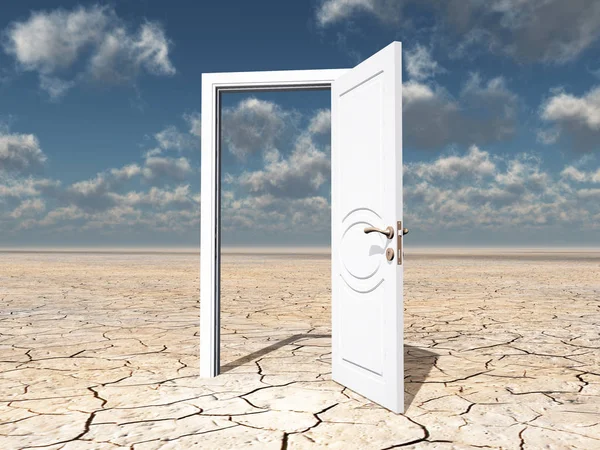 Одномісні Двері Пустелі — стокове фото