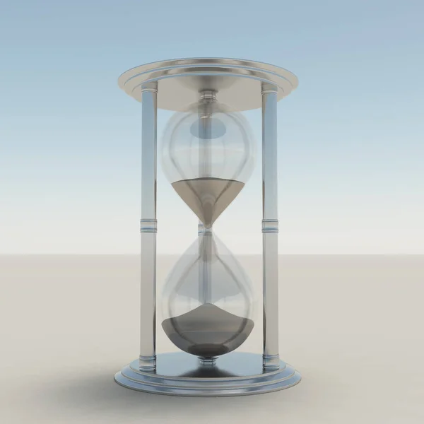 Render Hourglass Colorful Illustration — Stock Photo, Image