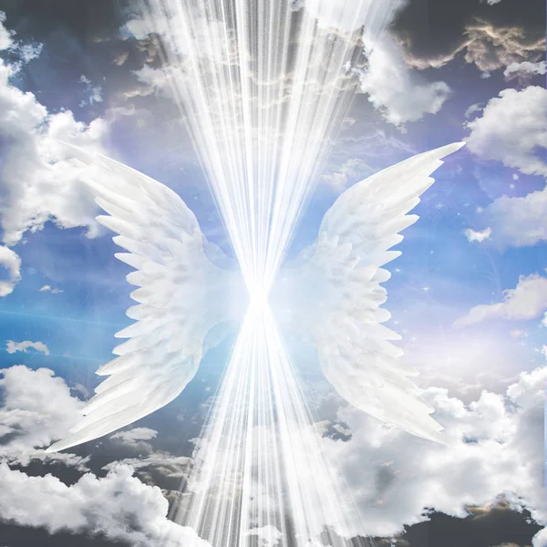 Ангельское Существо Красочная Современная Иллюстрация Фона — стоковое фото