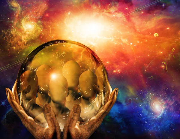 Magicians Ball Vivid Universe — Stock Photo, Image