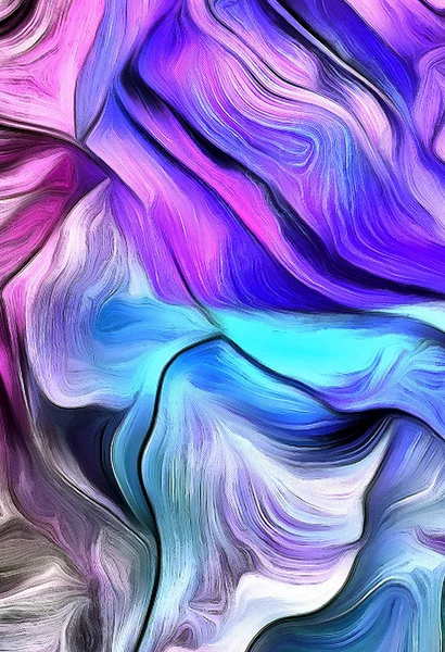 Swirling Vivid Colors Abstract Rendering — Stock Photo, Image