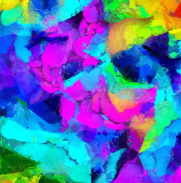 Colorful Abstract Painting Rendering — Stock Photo, Image