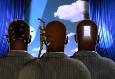 İnsanların fantezilerini lanetlemekten perdeler önce onların baş standları. 