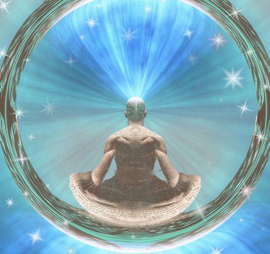 Meditasyon Adam ve Enerji