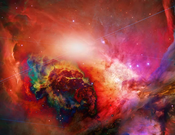 Galactic Przestrzeni Elementów Tego Obrazu Dostarczone Przez Nasa — Zdjęcie stockowe
