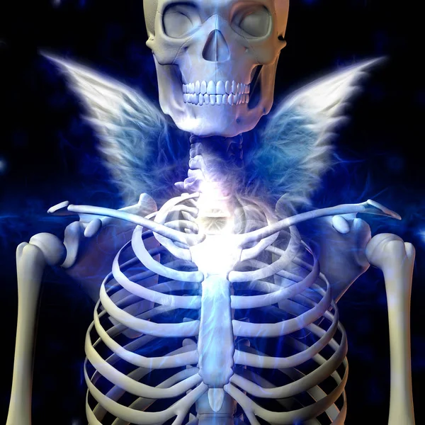 Тёмный Ангел Смерти — стоковое фото