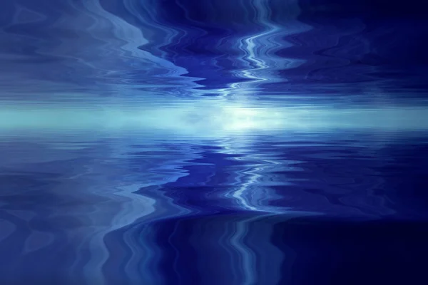 Helles Licht Wasseroberfläche Reflektiert — Stockfoto