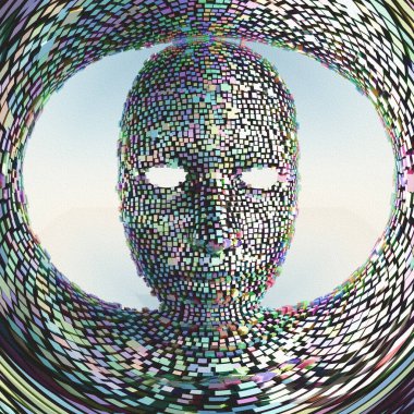 Renkli arka plan için 3d render