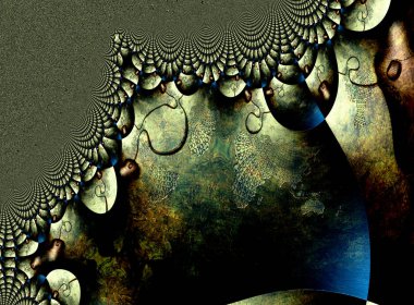 Fraktallar. Bilgisayar fare ve ikili kod kompozisyon