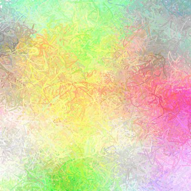 Çoklu Renkli Canlı Arkaplan. Rasgele kıvrımlı çizgiler. 3B görüntüleme