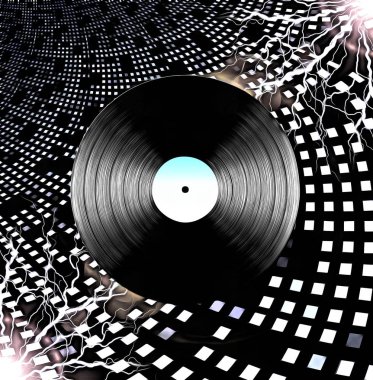 Soyut sanat. Vinil. Arka plan