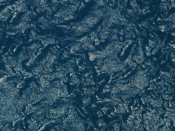 Vedere Sus Valurilor Suprafață Apei — Fotografie, imagine de stoc