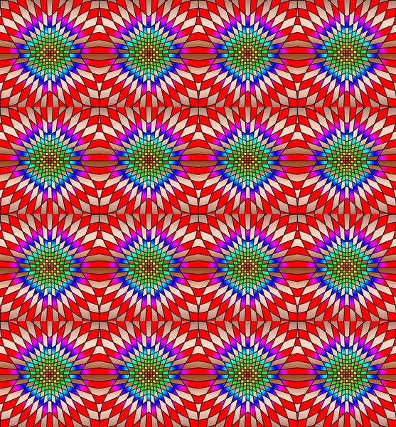 Bezešvé Pozadí Abstraktní Kaleidoskopický Vzor — Stock fotografie