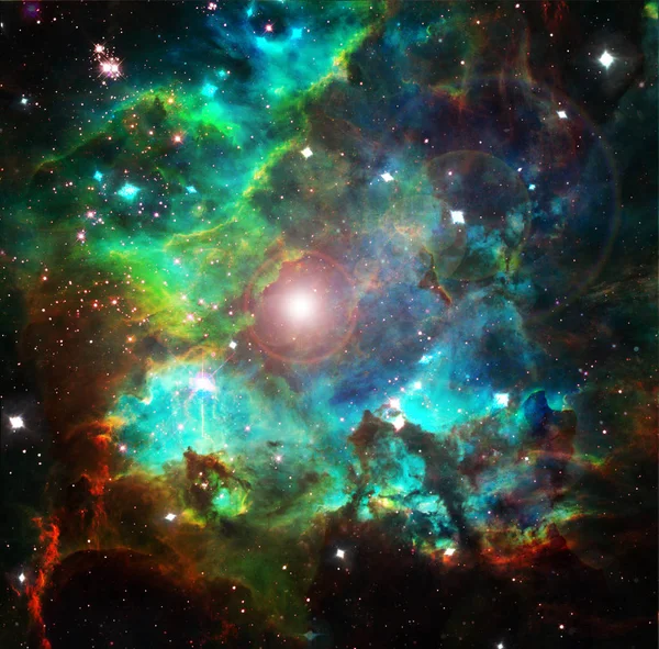 Nebulosas, estrelas, galáxias — Fotografia de Stock
