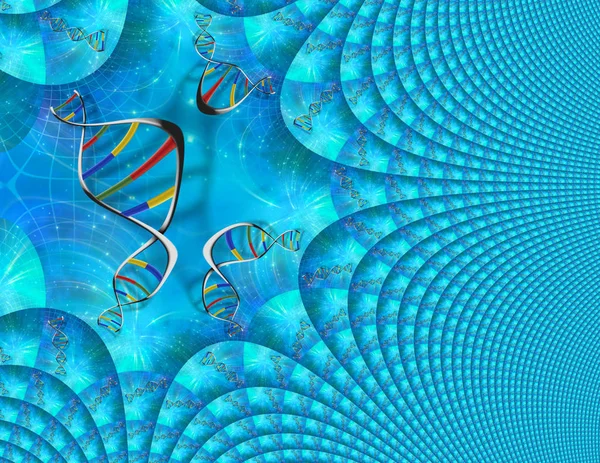 Genetics Fractal — Stock Photo, Image