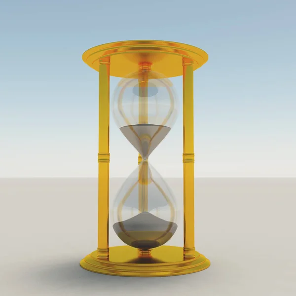 Gør Timeglas Farverig Illustration - Stock-foto