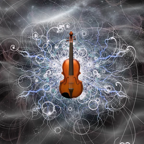 Violino Background Astratto — Foto Stock