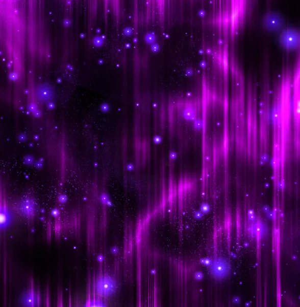 星と紫のカーテン — ストック写真