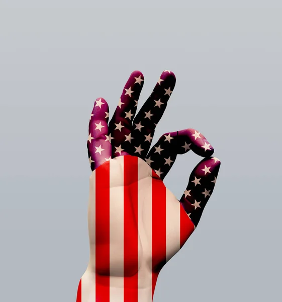 Usa Bunte Moderne Illustration Für Hintergrund — Stockfoto