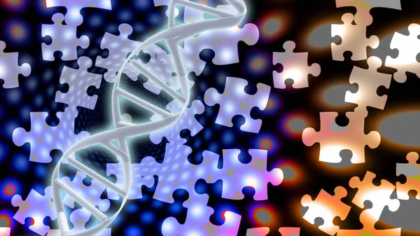 The Riddle of DNA — Stock Photo, Image