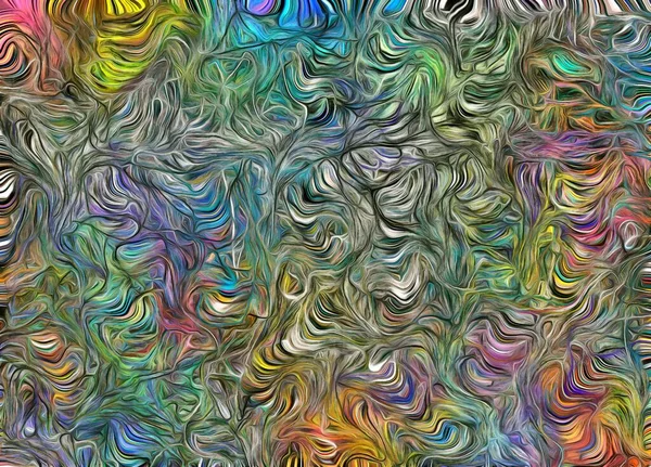 Жидкие линии цветового движения — стоковое фото
