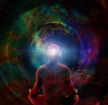 Nilüfer pozisyonunda meditasyon