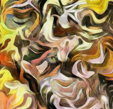 Renk hareketinin akışkan çizgileri