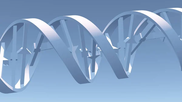 3D-DNA Strand — Stockfoto