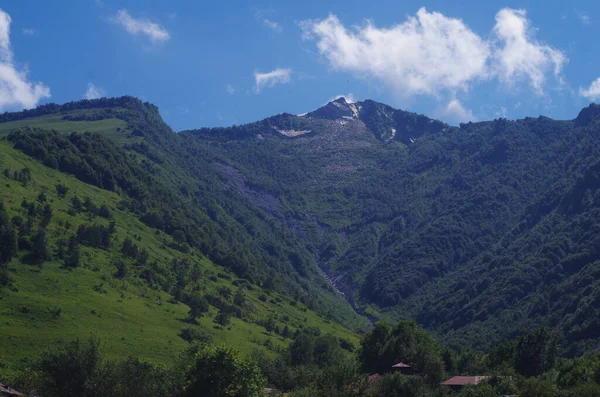Letní Krajina Vysoko Divokých Horách — Stock fotografie