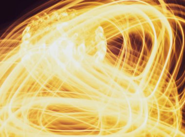 Soyut rüya gibi ateş hattının arka planı. Dondurma etkisi.