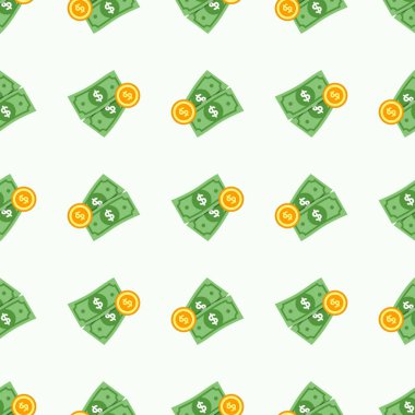 Dolarsız şablon, tekstil modeli için doların çizimi