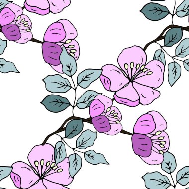 Hassas güllerin kusursuz deseni. Selamlar, davetiyeler için vektör çizimi.