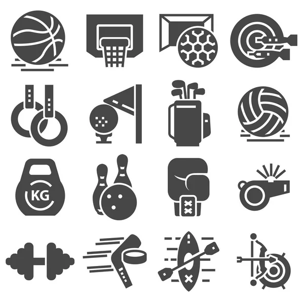 Iconos Vectoriales Fitness Deporte Para Web Móvil Ilustraciones de stock libres de derechos