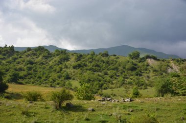 Kafkasya, Gürcistan, Svaneti, dağlar, seyahat