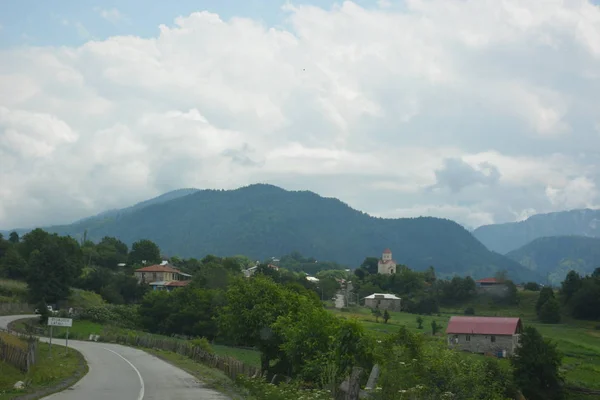 Kaukaz Gruzja Svaneti Góry Podróże — Zdjęcie stockowe