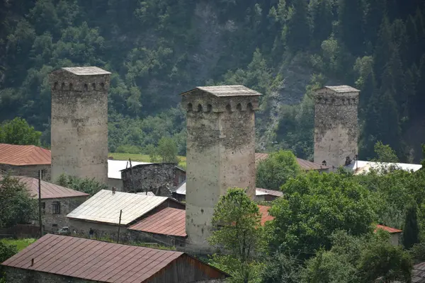 Kaukasus Georgien Svaneti Svan Tornet — Stockfoto