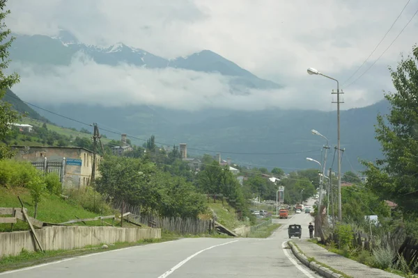 Kaukázus Grúzia Svaneti Hegyek Utazás — Stock Fotó