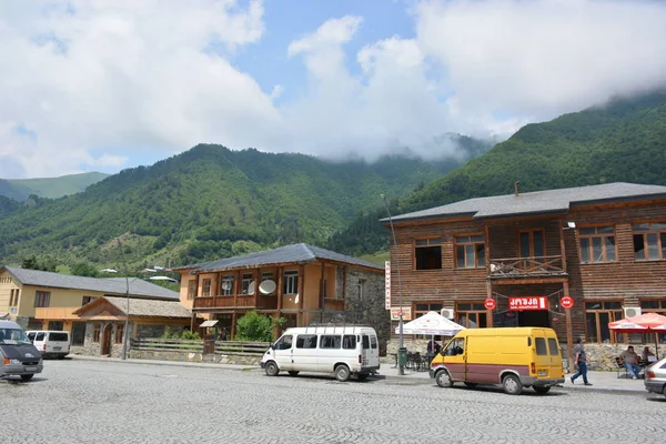 Kafkasya Gürcistan Svaneti Mestia Seyahat — Stok fotoğraf