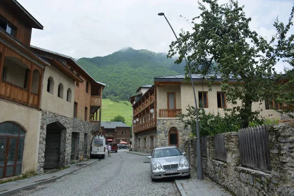 Kaukaz Gruzja Svaneti Mestia Podróże — Zdjęcie stockowe