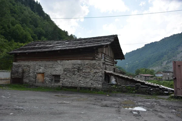 Kaukaz Gruzja Svaneti Wieża Svan — Zdjęcie stockowe